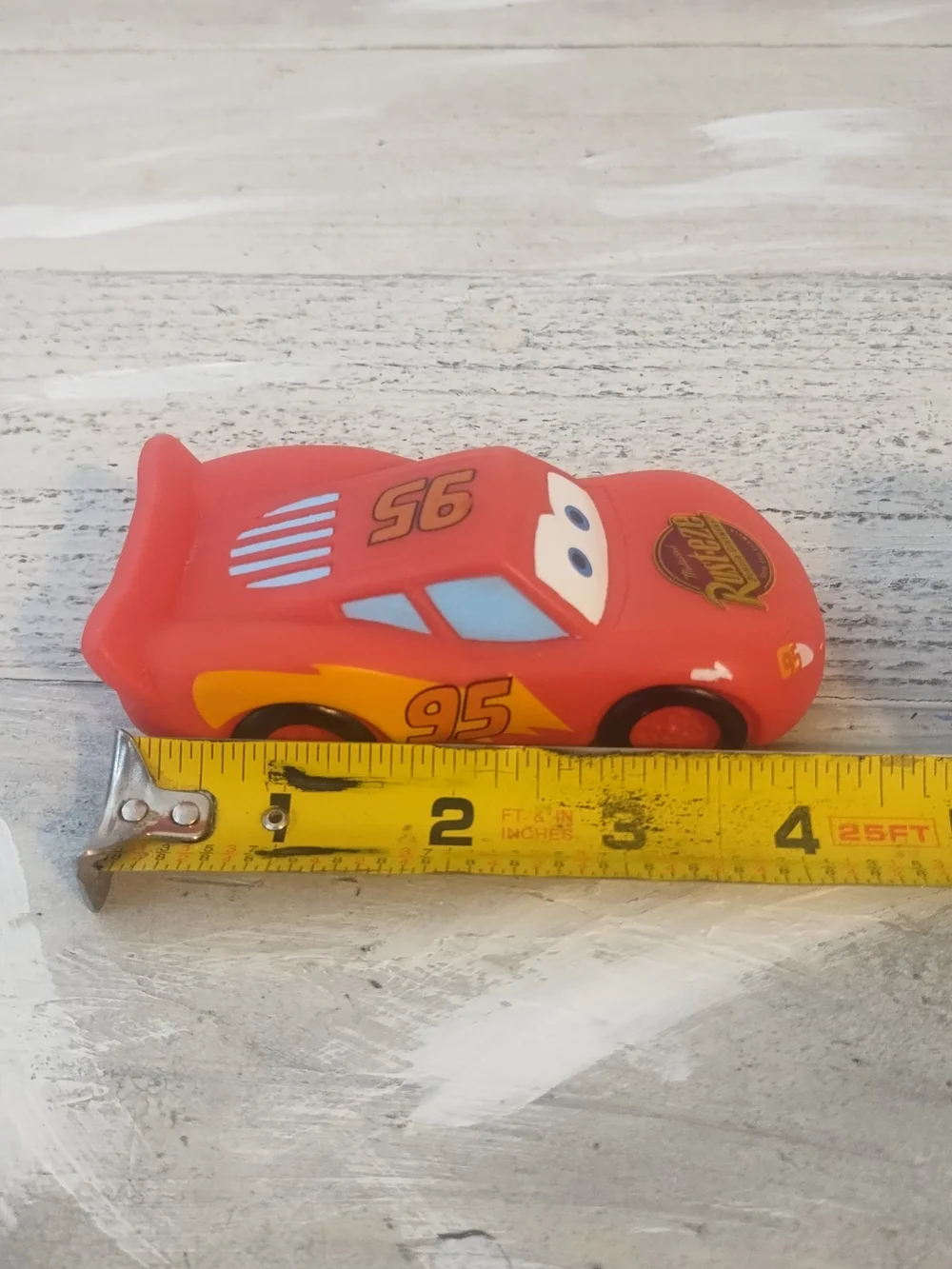 Disney Cars Lightening McQueen 95 Plastic Vinyl Toy Car